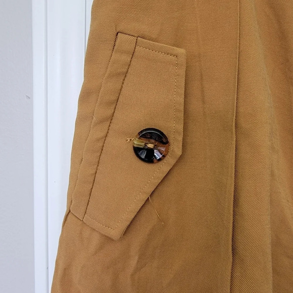 NWT Sage & Citrus Gold Dressy Pleated Shorts Button Accents High Rise Size XL - Picture 3 of 10